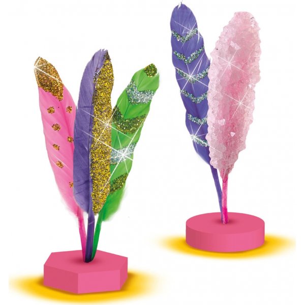 Artisanat - plumes de cristal