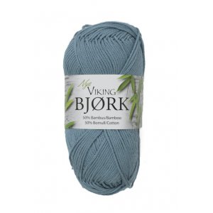 Fil Viking Bouleau 50g - Bleu gris (528) Fil Viking Bouleau 50g - Bleu gris (528)