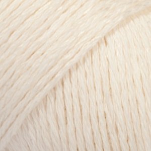 Fil coton-lin Uni Color DROPS - 50g - Naturel (02) Fil coton-lin Uni Color DROPS - 50g - Naturel (02)