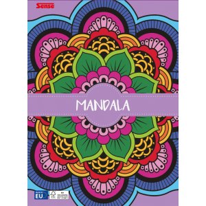 Livre de coloriage Mandala Sense - Formes Libres Livre de coloriage Mandala Sense - Formes Libres