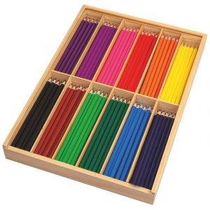 Crayons de couleur hexagonaux 17 cm Ø 7 mm FSC 100 % - 180 pièces Crayons de couleur hexagonaux 17 cm Ø 7 mm FSC 100 % - 180 pièces