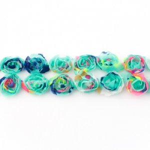 Tissu Tulle - Roses Tissu Tulle - Roses