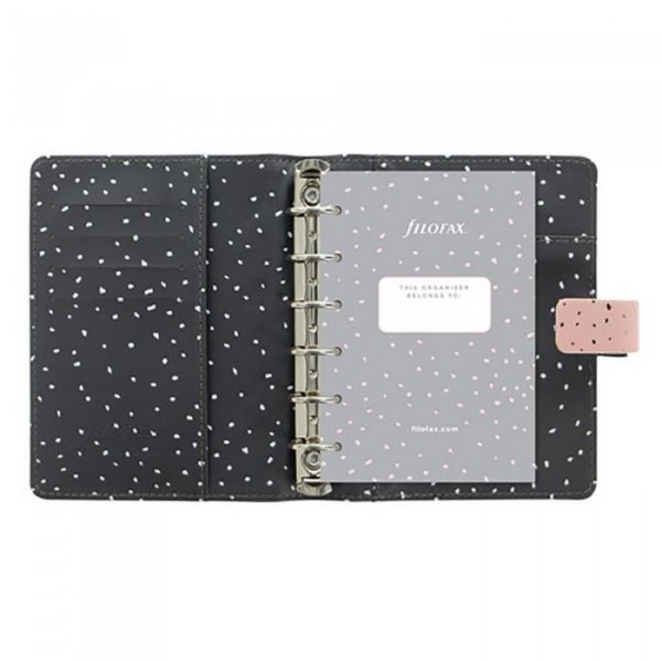 Calendrier systme Filofax Pocket - Confetti Rose Quartz