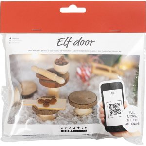 Mini Kit DIY Porte du Père Noël - Cuire des biscuits Mini Kit DIY Porte du Père Noël - Cuire des biscuits