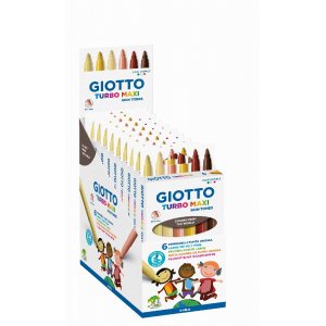 Feutres Giotto Turbo Maxi Couleur peau - paquet de 6 Feutres Giotto Turbo Maxi Couleur peau - paquet de 6