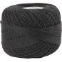Fil de coton merceris - noir - 20 g