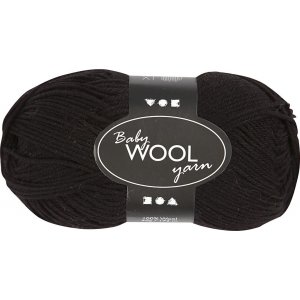 Fil pour bébé - noir - 50 g Fil pour bébé - noir - 50 g
