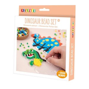 Kit de perles Dinosaures - Kit de loisirs cr�atifs complet avec perles tubulaires