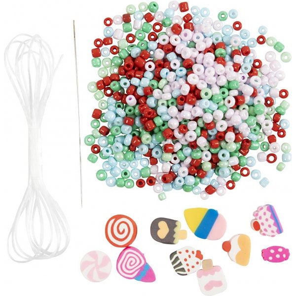 Mini DIY Kit Bijoux - Bracelet lastique et bague