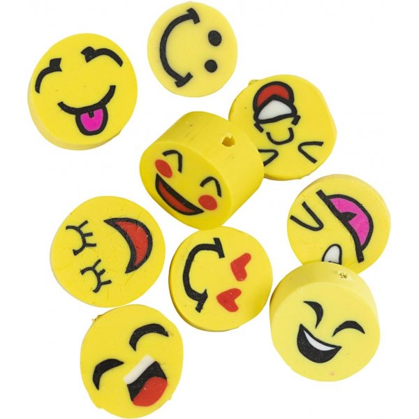 Perles figurines - Smiley - 200 pcs