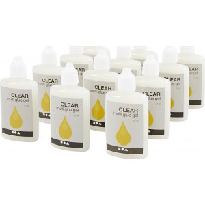 Gel Multi Colle Transparent - 12 x 27 ml Gel Multi Colle Transparent - 12 x 27 ml