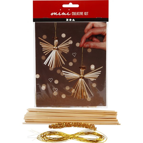 Mini Kit DIY - ange en paille Mini Kit DIY - ange en paille