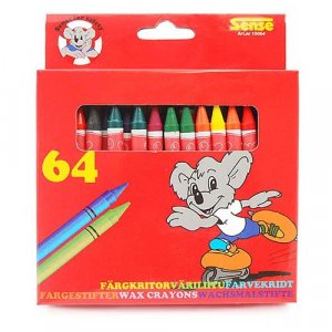 Crayons Sense - 64 crayons Crayons Sense - 64 crayons