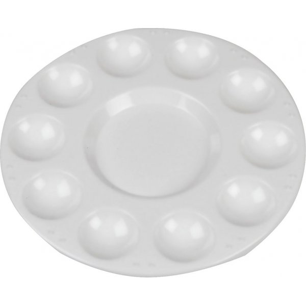 Palette - blanc - 17 cm - 10 pcs