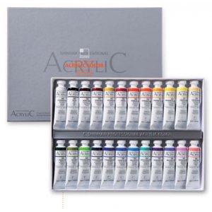 Set de peinture acrylique Shinhan Artist Professional 20ml 24pcs Set de peinture acrylique Shinhan Artist Professional 20ml 24pcs
