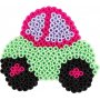 Assiettes perles - voiture - avion - bateau - tracteur - bus et vlo - 6 pcs