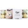 Oeufs en plastique - couleurs pastel - 12 pcs
