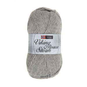 Fil Viking Alpaca Storm 50g - Gris (513) Fil Viking Alpaca Storm 50g - Gris (513)