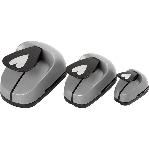 Poinons couche sur couche - Coeurs - 3 pcs