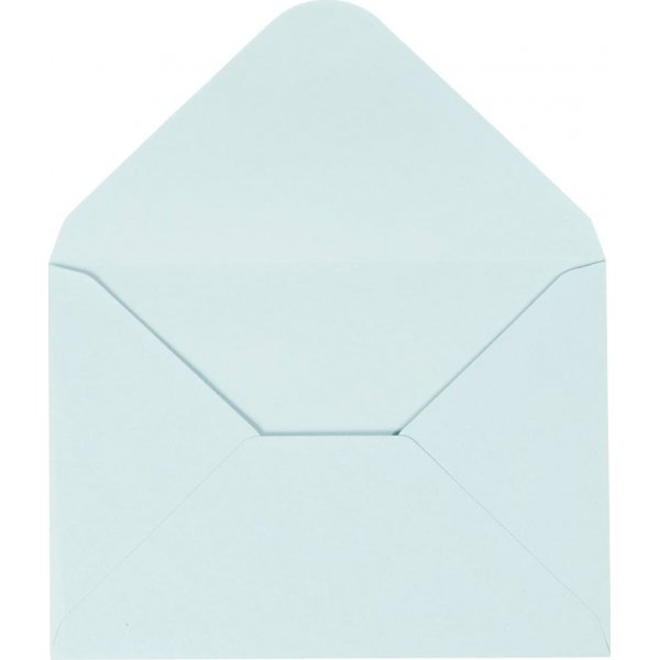 Enveloppe - bleu clair - 11,5 x 16 cm - 10 pcs