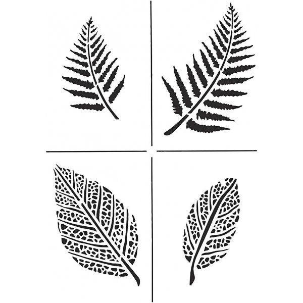 Pochoir - feuille - A4 Pochoir - feuille - A4