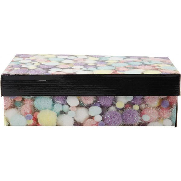 Pompons - couleurs pastel - paillettes - 400 g