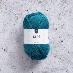Alpe 50g - Bleu Paon Alpe 50g - Bleu Paon