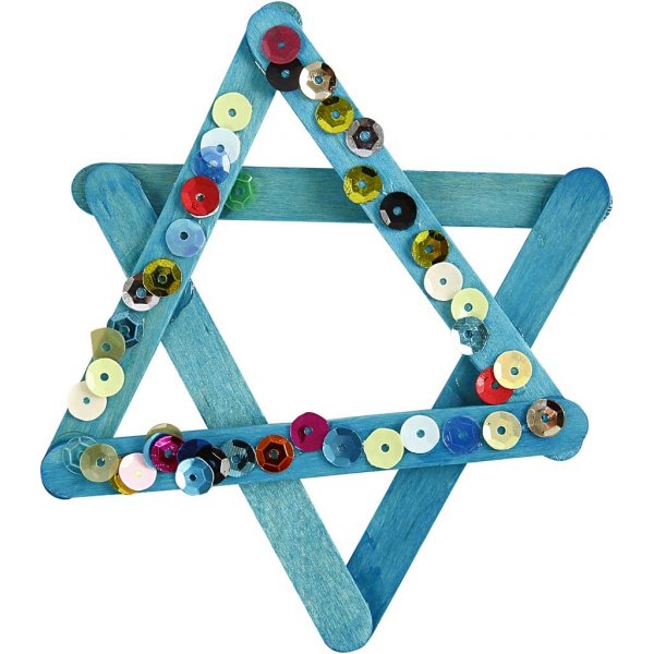 Paillettes et bâtons en bois - couleurs mélangées Paillettes et bâtons en bois - couleurs mélangées