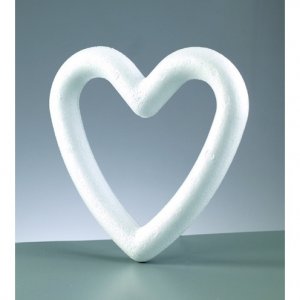 Styrolite forme 200 mm - cadre en forme de coeur Styrolite forme 200 mm - cadre en forme de coeur
