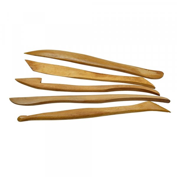 Set d'outils de modelage bois 20 cm - 5 pices