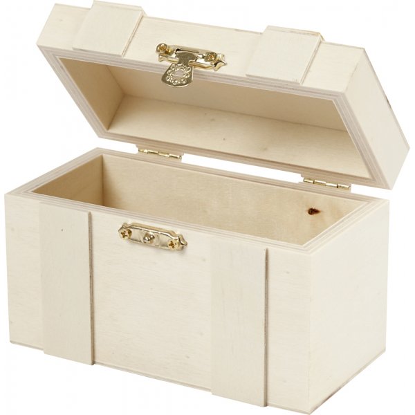 Coffre au trésor - 12 x 6 x 7,5 cm Coffre au trésor - 12 x 6 x 7,5 cm