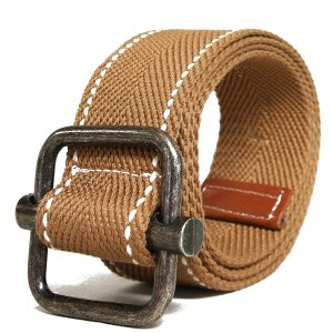 Ceinture textile - Beige - 85 cm