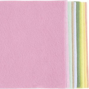 Feutrine pour loisirs créatifs - Format A4, couleurs pastel, 10 pièces Feutrine pour loisirs créatifs - Format A4, couleurs pastel, 10 pièces