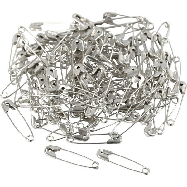 pingles de sret - argent - 100 pcs