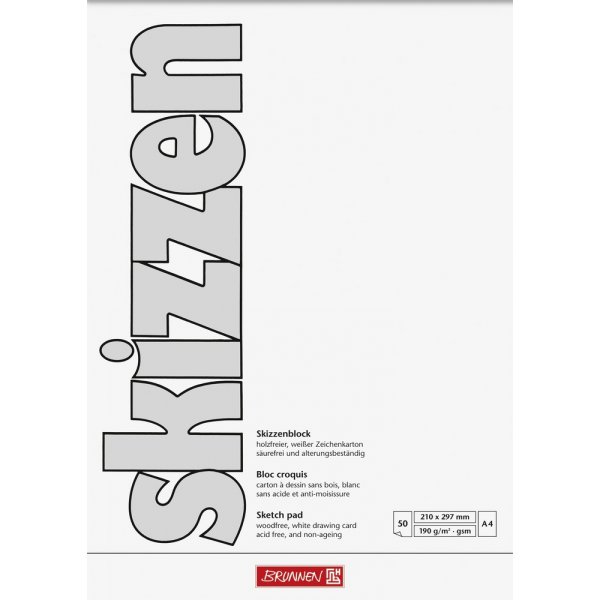Carnet de croquis - A4 190g (50 pages)