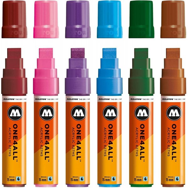 Marqueurs acryliques One4All 15 mm - Longs