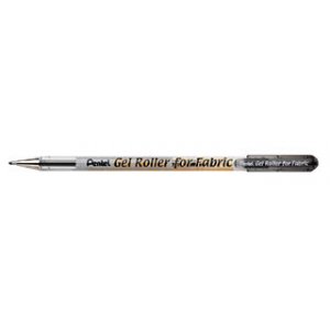 Stylo pour tissu Pentel Gelroller (1,0 mm) noir Stylo pour tissu Pentel Gelroller (1,0 mm) noir