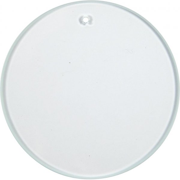 Assiette en verre - Ronde - 10 pcs