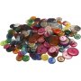 Mlange de boutons - 2 trous - couleurs mlanges - 800 pcs