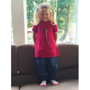 Patron tricot - Robe Eco laine bébé Patron tricot - Robe Eco laine bébé