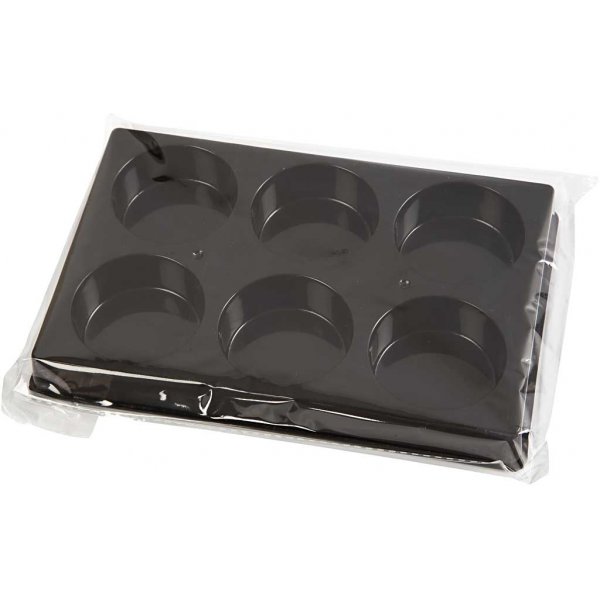 Palette pour aquarelle - noir