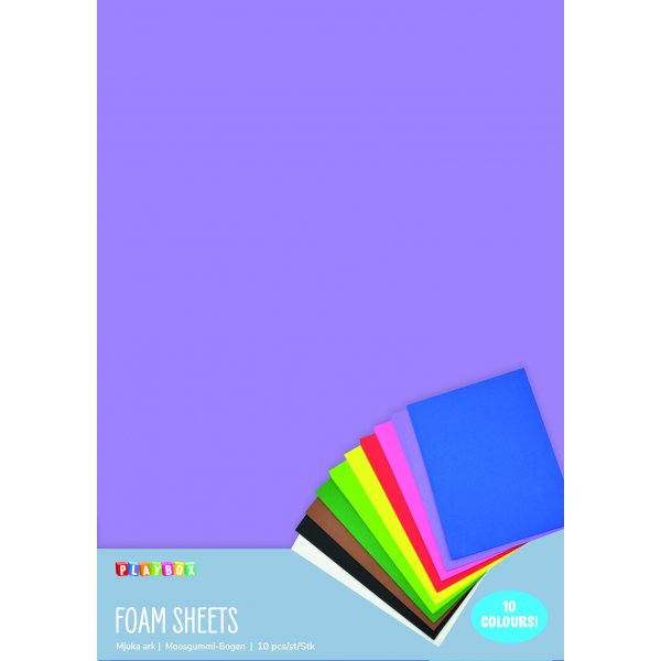 Caoutchouc d�coratif - Feuilles souples 10 pcs