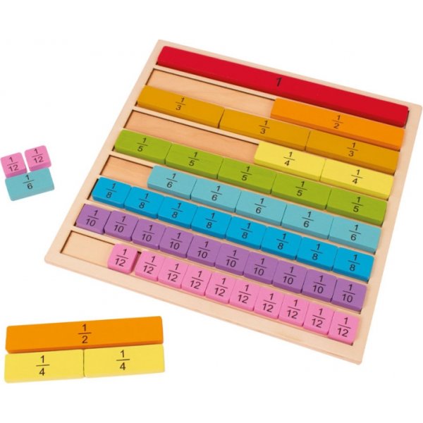 Apprendre les fractions - rectangles