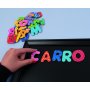 Lettres magn�tiques � motifs 60 pcs
