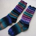 Image client Fil Viking Nordlys 100g - Turquoise/gris/violet (964)