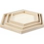Rondelles - hexagonales - 3 pcs