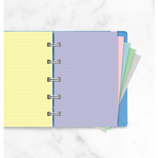 Recharge pour carnet Filofax Pocket - Pointill Pastel
