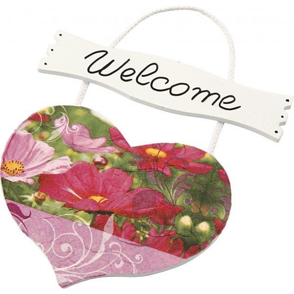 Coeur avec signe - 10 pcs