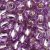Perles rocaille ø 5,5 mm - violet 17 g doublé argent Perles rocaille ø 5,5 mm - violet 17 g doublé argent