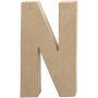 Lettre en carton - N - 5 cm